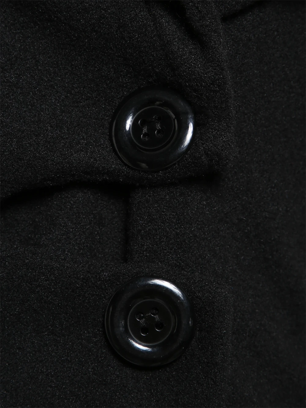 Goth Overcoat Trench Coat 2022 Gothic Long Slim Asymmetric Lapel Collar Button Elegant Y2k Streetwear Egirl Vintage Outwears images - 6