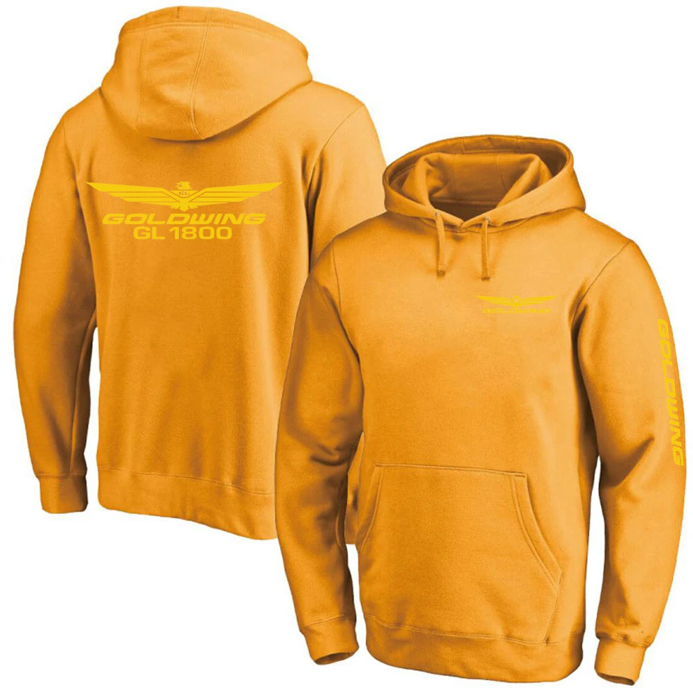 

2023 Spring Autumn Goldwing GL1800 GL1500 Motocycles Print Hooded Cotton Pullover Fashion Men Solid Color Casual Classic Hoodies
