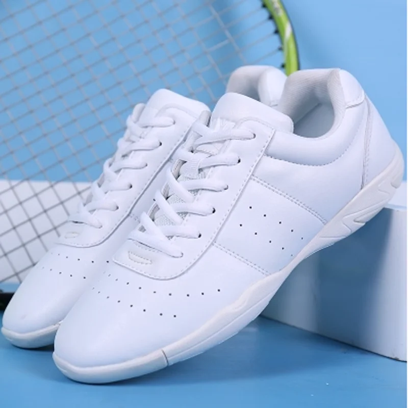 32-44#New microfiber leather women's aerobics gymnastics shoes dance shoes ladies sports casual athletic shoes cheerleaders