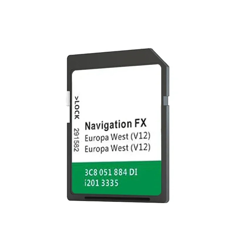 Jetta Passat 3C8 051 884 VW FX V12 West용 DI Sat Nav 네비게이션 맵 SD 카드
