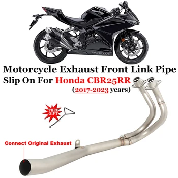 Connect Original Muffler Slip On For HONDA CBR250RR CBR 250RR 2017-2023 Years Motorcycle Exhaust Escape Modify Front Link Pipe
