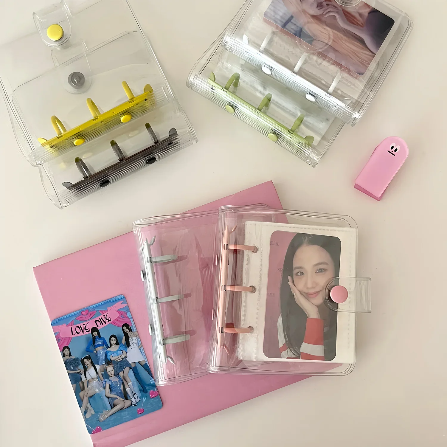 アイドル DREAM CATCHER photocard binder 3 Inch Kpop Photocard Holder Binder Collect Book PVC Idol