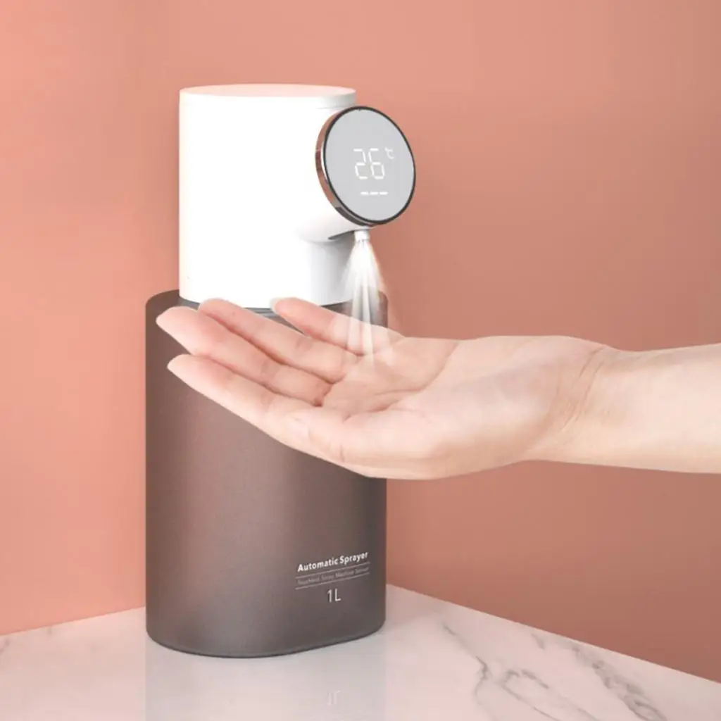 

Automatic Dis Dispenser Sprayer, Portable Induction Touchless Sensor, , easy to use and clean