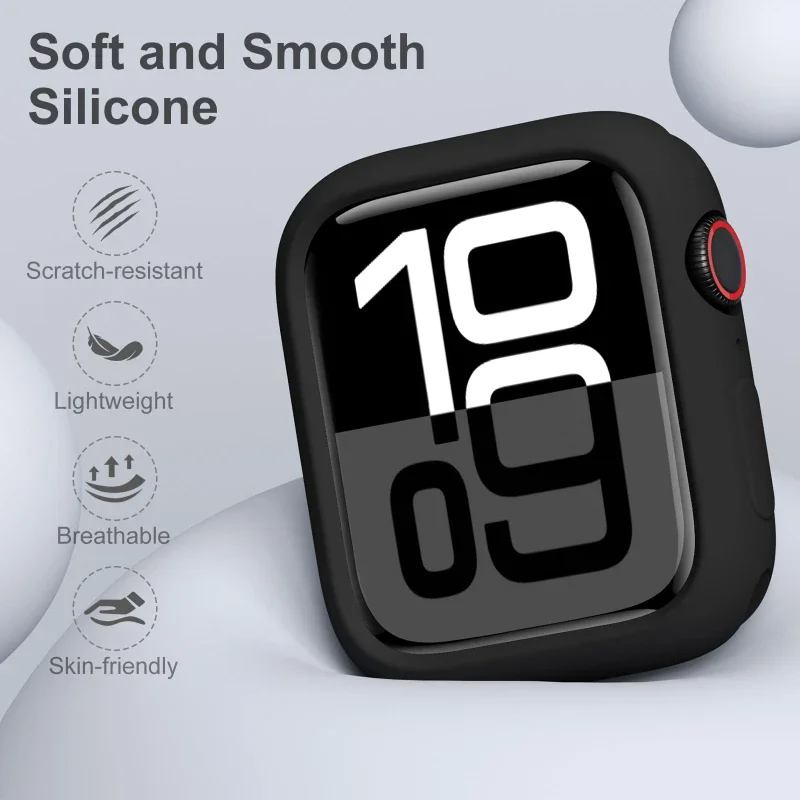 Silicone Apple Watch Protective Bumper Case Cover