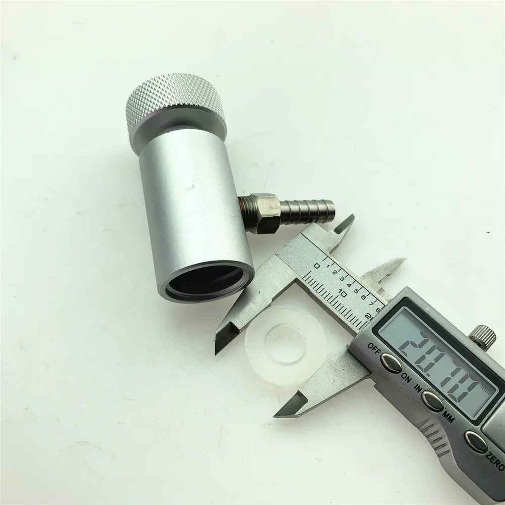 For Bubble Water Machine Soda Water Machine Co2 Small Gas Cylinder Charging Connector With 8mm Quick Connect Male Connector