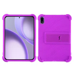 Thick Soft Silicone Anti - Slip Shockproof Tablet Case - Flexible Shell (PURPLE)