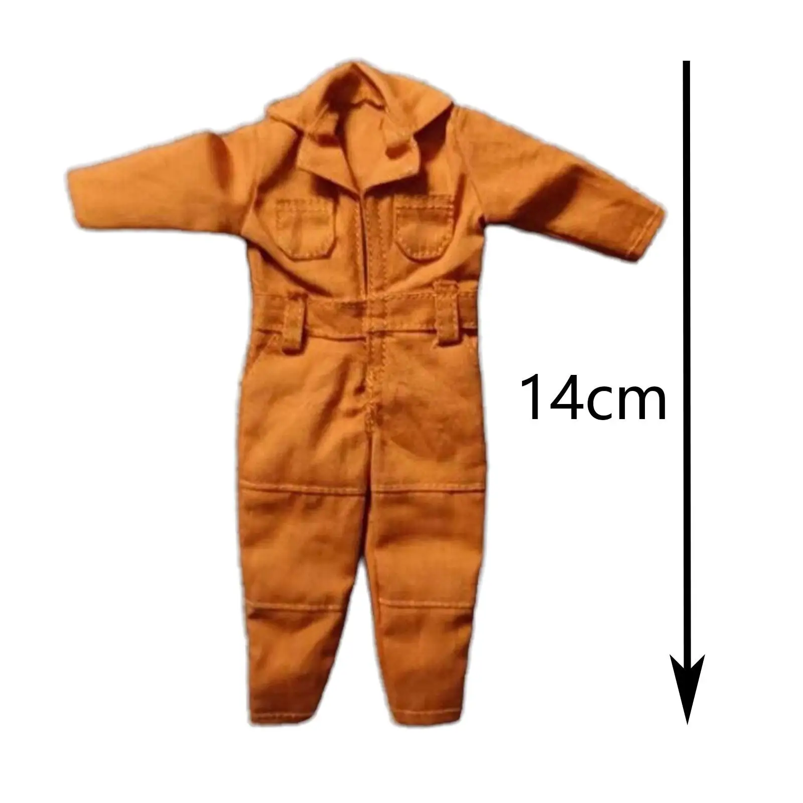 Action Figures Coverall 1/12 Scale Jumpsuit for 6 inch Action Figures Body