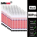 20mm Black 80pcs