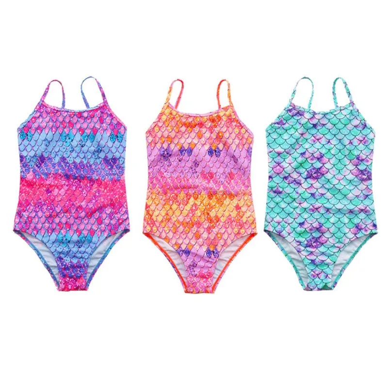 3-14Years Kids Girls Swimsuit One Piece Swimsuit Summer Baby Teens Fashion Mermaid Swimwear Children Beachwear Kid Swimming Suit children swimwear swimsuit one piece