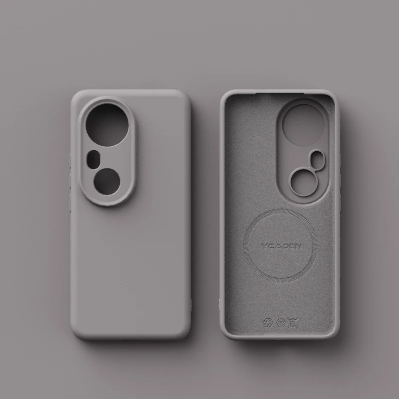 Magnetic Liquid Silicone Wireless Charging Case with Magsafe Matte Finish