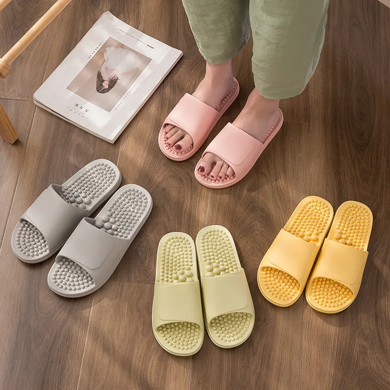 

Slipper female summer shoes indoor home soft bottom bathroom non-slip four seasons bathing plastic UU-5062C