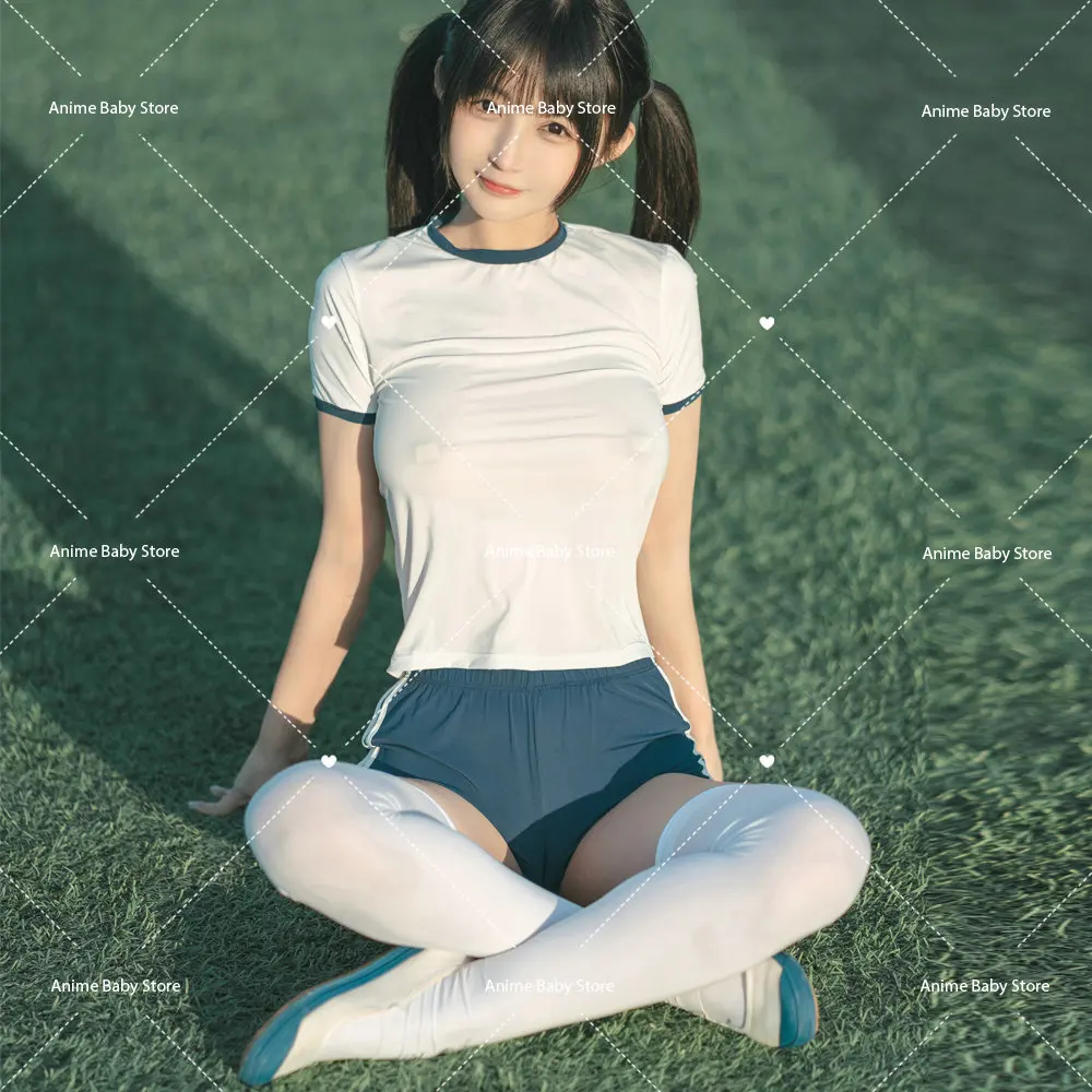 

Leotards Japanese High School Student Gymnastics Suit Lolita Cosplay Sportswear Gym Clothes Sexy Girl Uniform Sport Swimsuit