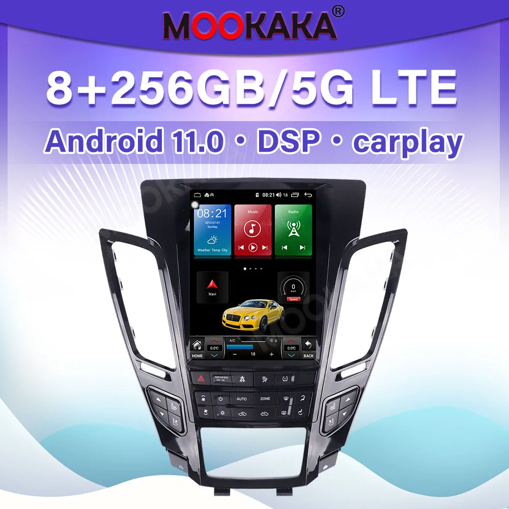 

For Cadillac CTS 2007 - 2012 Carplay Android Car Stereo Radio Multimedia Player GPS Navigation Auto Audio