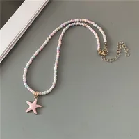 Spring Summer Necklace for Women Girl Cute Romantic Starfish Short Neck Jewelry Party Wedding Necklace Wholesale - Image 5