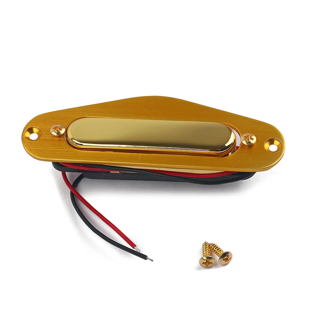 

Vintage Alnico V Electric Guitar Pickup Magnet Neck Sound Pickup Single Coil Alnico Pickup Set with Pickup Frame Gold Plated