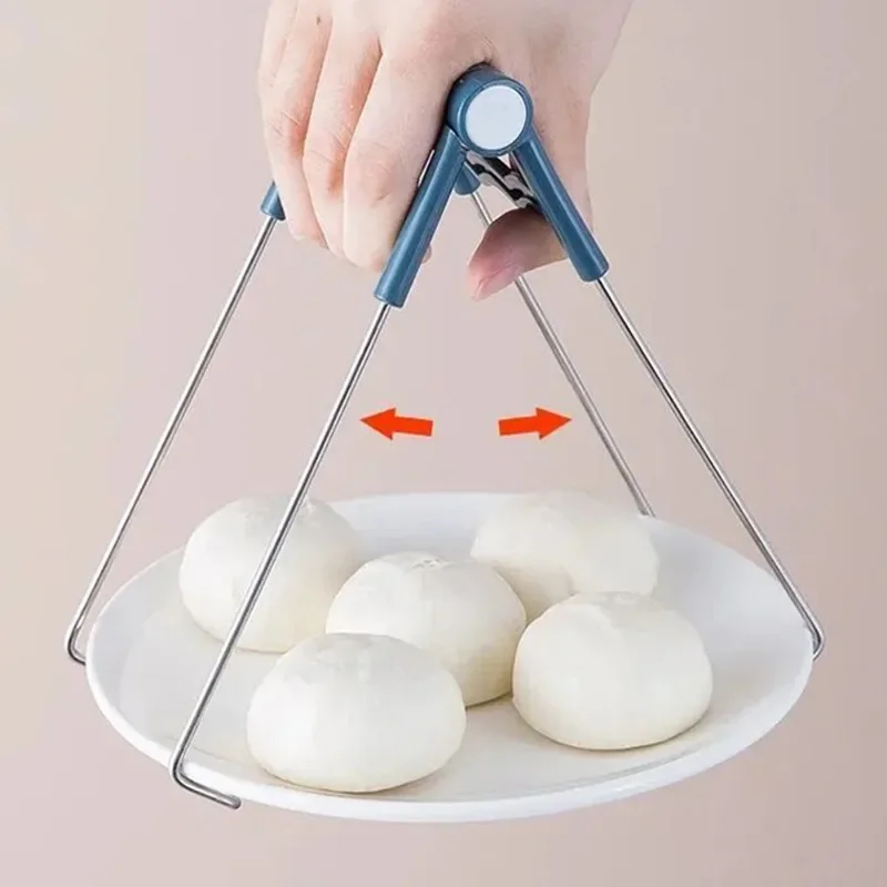 Clamp Spoon Holder Cutlery Kitchen Things Clip Clamps Pots Stainless Kitchen and Home Utensils for Cooking Steel Anti-slip Dish