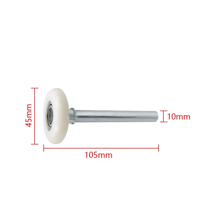 1pc Heavy Duty White Nylon Garage Door Roller Wheel Ball Sealed Bearing 105mm/120mm/175mm