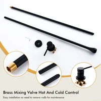 อ่างล้างหน้าแบบฝังฝ้าเพดานพร้อมก๊อกน้ำแบบหยดน้ำ ทำจากทองแดงทั้งชิ้น ใช้ได้ทั้งน้ำร้อนและน้ำเย็น เหมาะสำหรับห้องครัวและห้องน้ำ 5