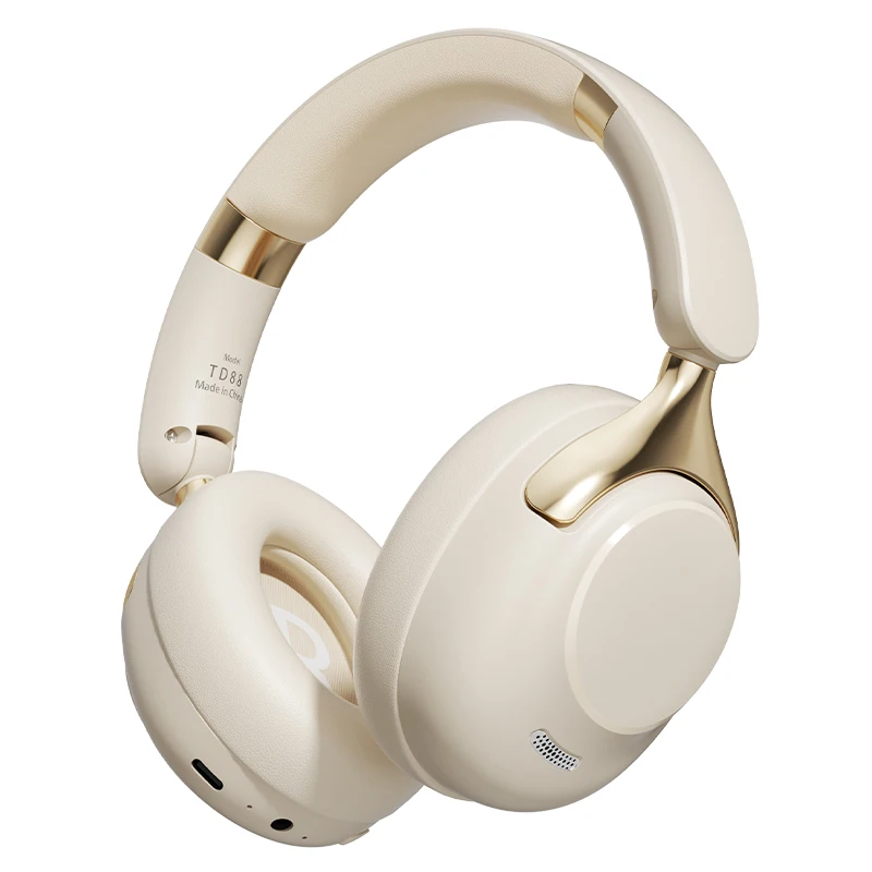 Premium Bluetooth Noise-Cancelling Wireless Headphones with 100H Playtime & 360° Surround Sound