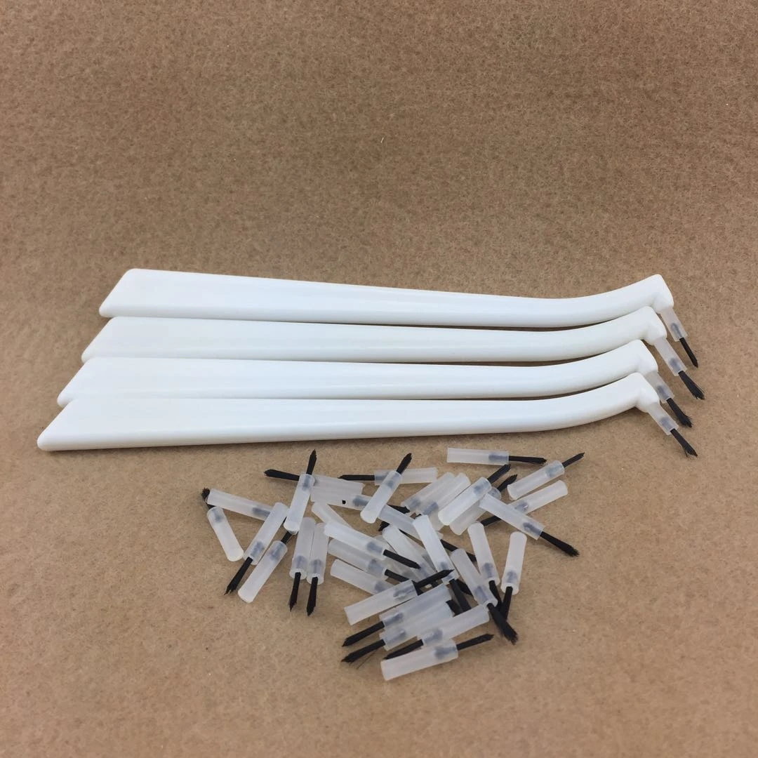 

Dental Replaceable Disposable Composite Brush Tips Applicator + Free Handle
