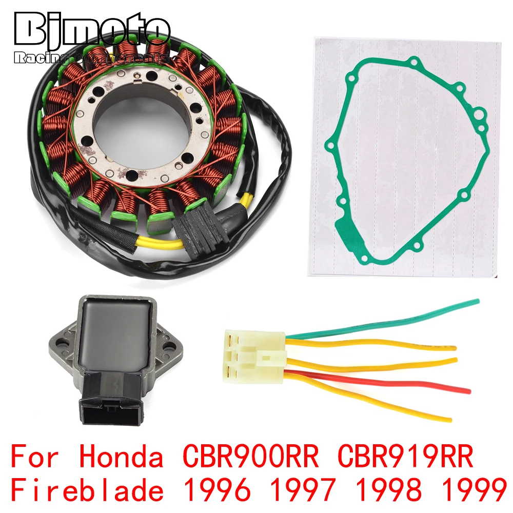 Regulator Stator Coil Gasket Kit For Honda CBR 900 RR Fireblade SC28 1992-1995 E - Foto 9