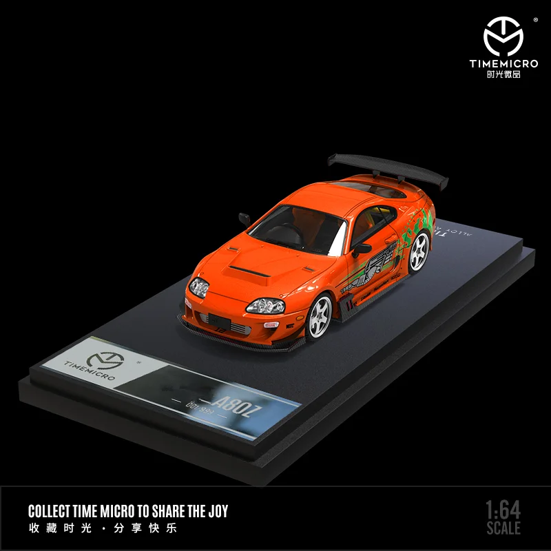 Time Micro 1:64 A80Z Fast and Furious Alloy Diecast Model Car,Alloy Car Model For Collection & Display& Gift 2
