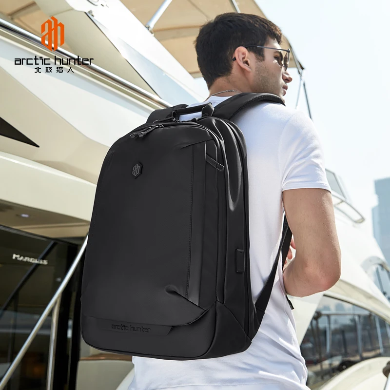 Arctic Hunter Laptop Bag Backpack College Style Simple Design Large Capacity Men's Casual New Backpack Teen Student Bag 6