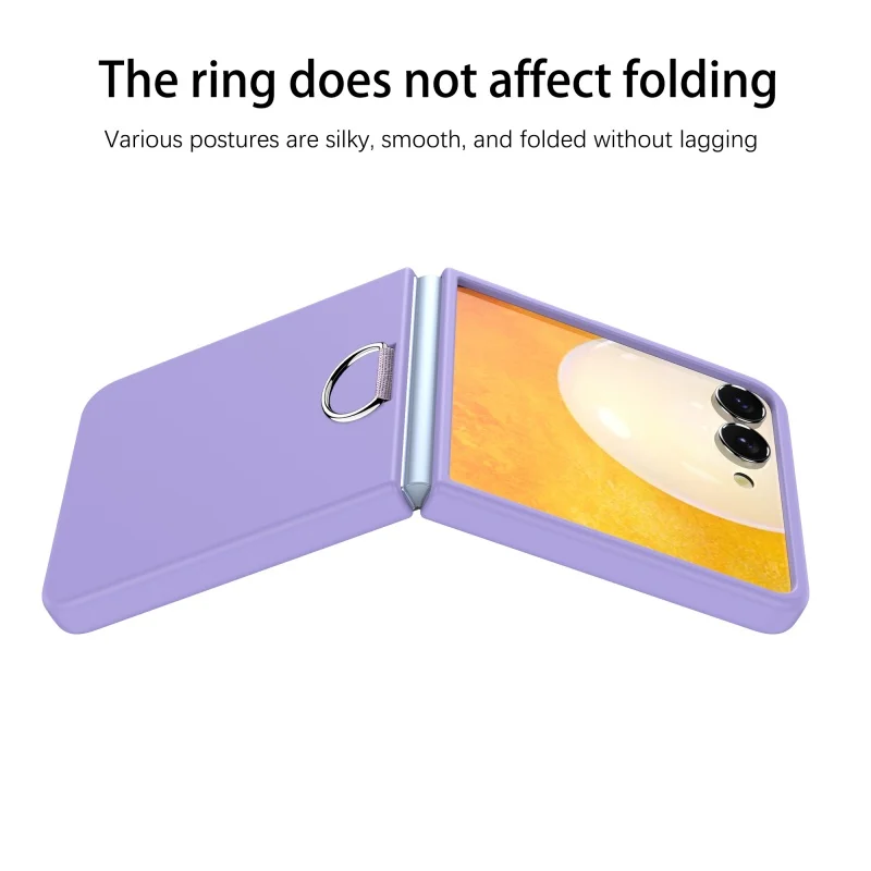 Candy Color Slim Matte Ring Holder Phone Case