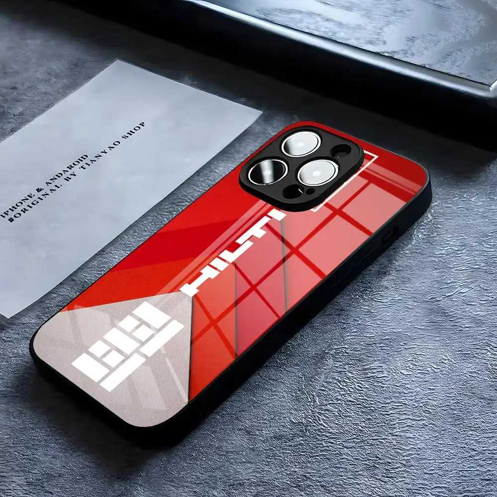 Luxury Glass Design Toolbox Brand Hilti Tools Phone Case