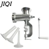 Household Enema Machine Manual Meat Grinder Hand crank Desktop Sausage machine Stainless steel knife minced meat filling machine 1