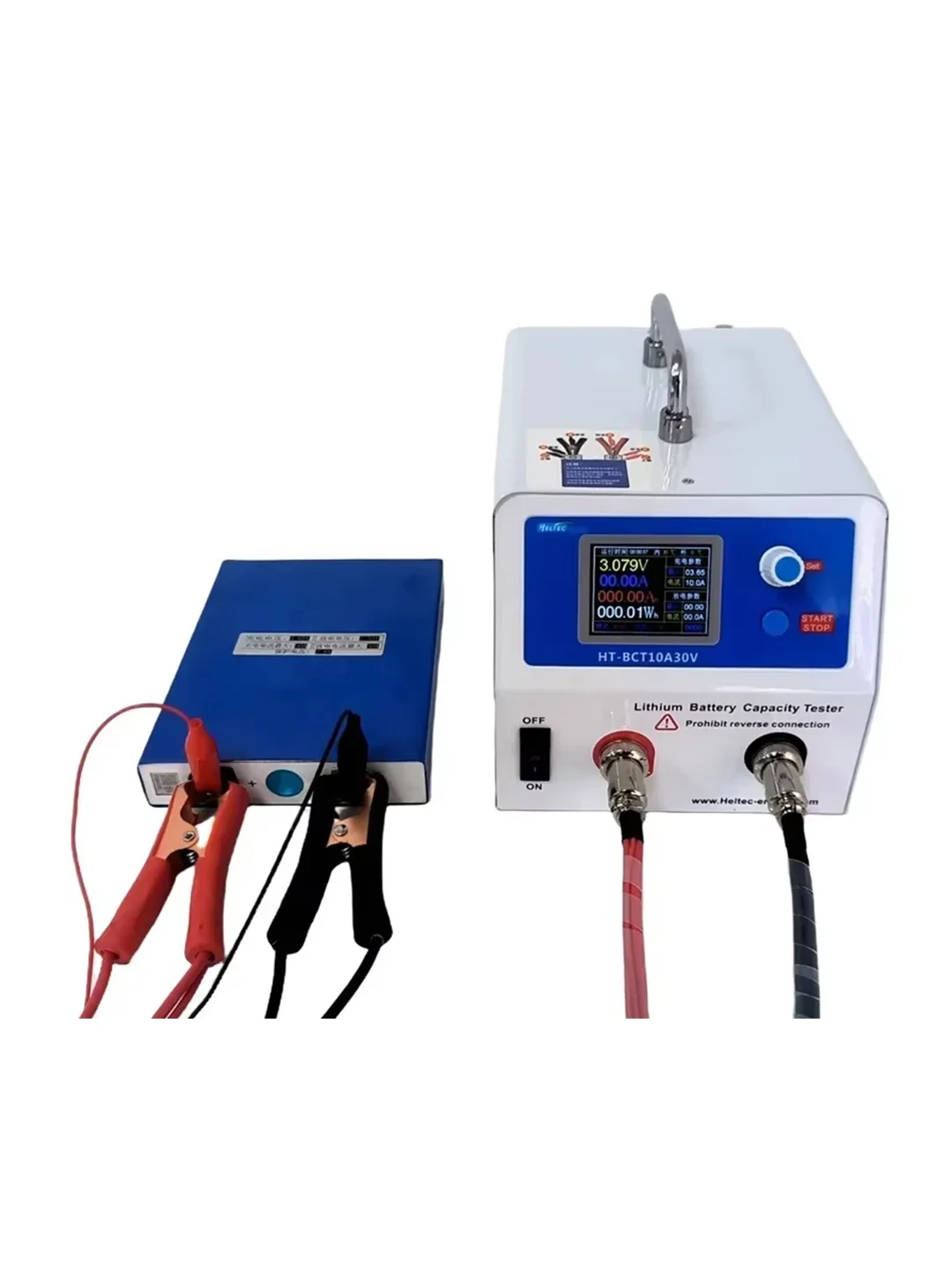 Heltec 1-99V 50A Battery Capacity Tester for 18650 LiFePO4 LTO NCM Lead-Acid | Smart High-Precision Discharge Load Tool