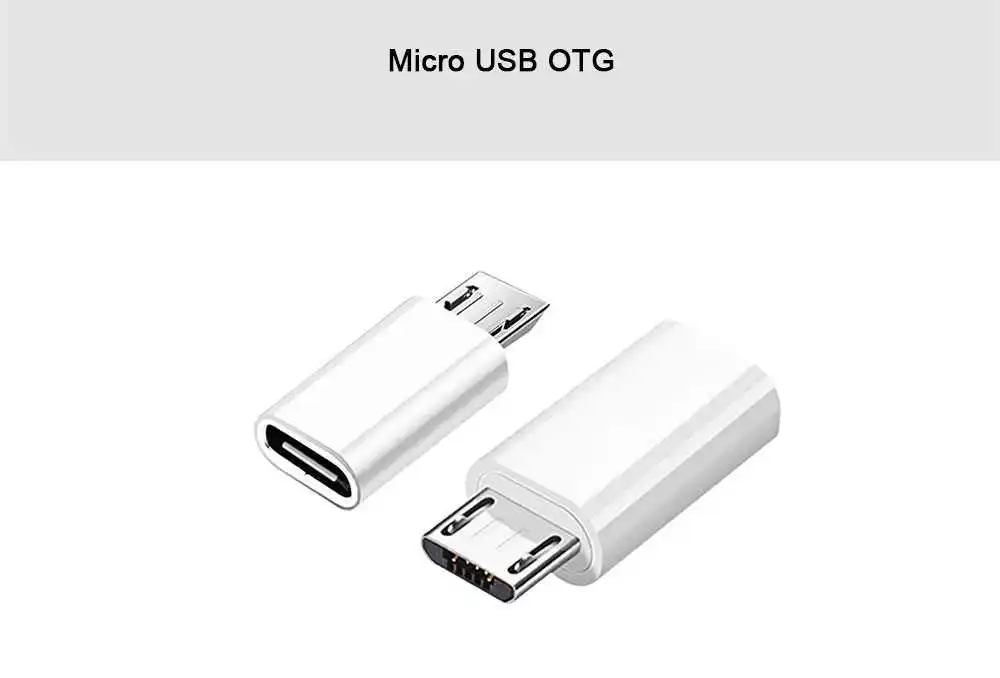 Nonmeio Micro USB OTG Adapter Micro USB To USB Type C For Xiaomi Huawei Samsung USB C Adapter Micro USB OTG NM56893 phone to hdmi converter