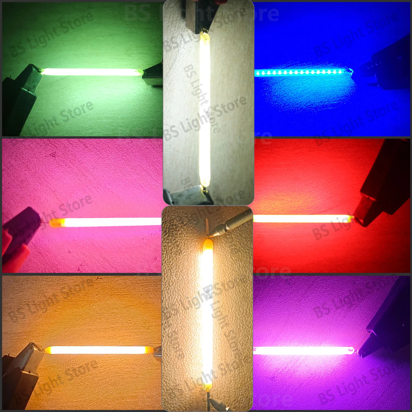 รูปสินค้า หลอดไฟ LED สีสันสดใส 38 มม. DIY ตกแต่งบ้าน