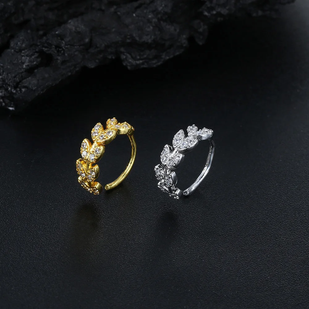 Oufer Orecchini Per Cartilagine In Acciaio Inox - Design Floreale Con 5 Petali Trasparenti, 16G, Elegante E Moderno - Foto 13