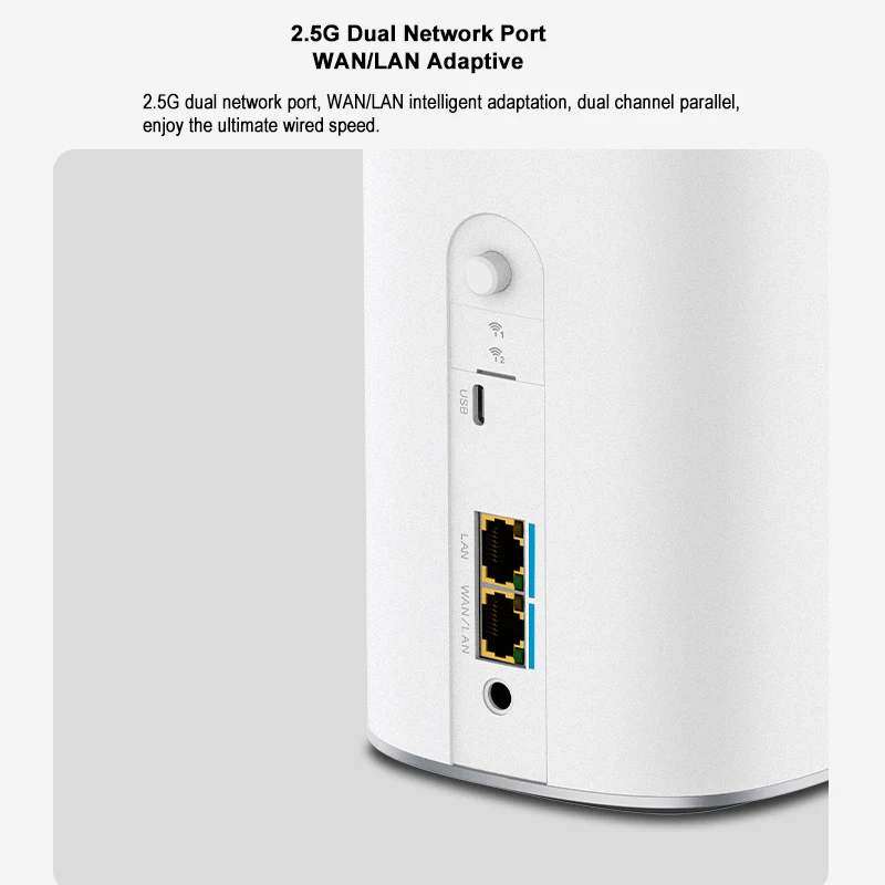 ZTE 5G AI CPE G5 Pro Router Wi-Fi 7 7200Mbps Signal