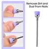 MAOHANG 6pcs Pro Nail Drill Bit Cleaning Dust Brush For Electric Manicure Machine Tools Random Colors 6