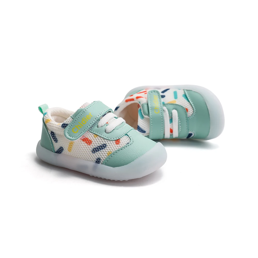 Baby Girls Boys  Dot Trainers For With Rubber Soles Non-slip Anti-bumping Toes Infant Toddler Shoes 3