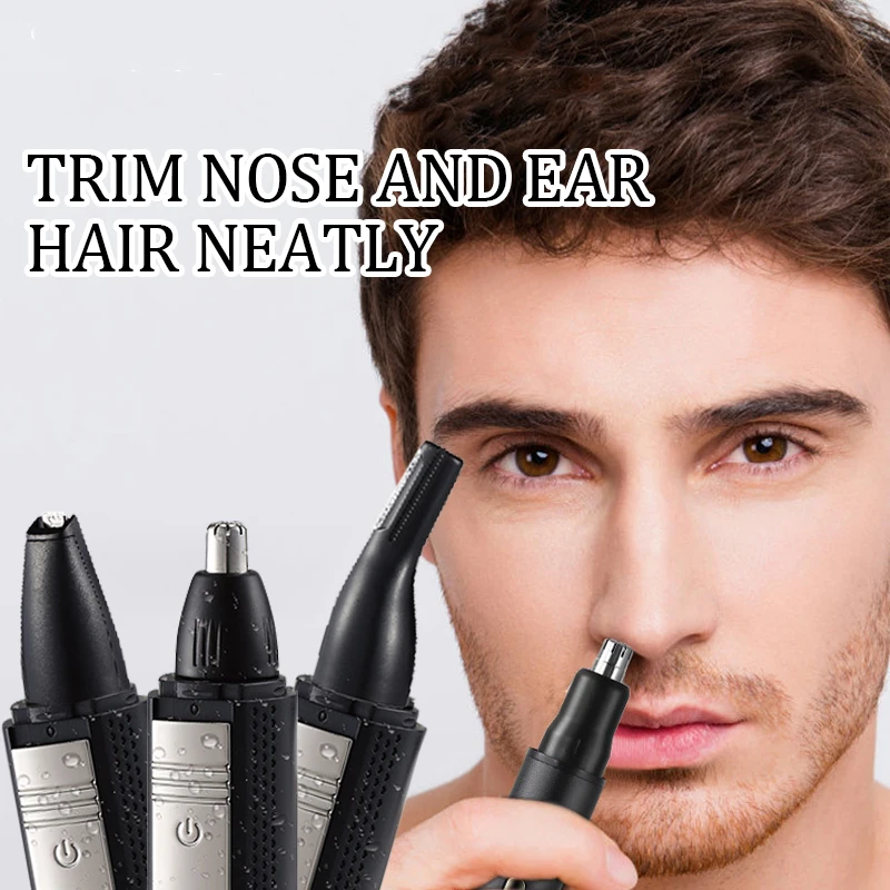 Kemei Nose Hair Trimmer KM-385 portable all-in-one nose hair trimmer for full body washing and eyebrow trimming ﻿