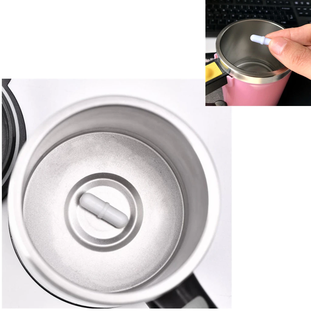 Automatic Self Stirring Mug Capsule Cylindrical