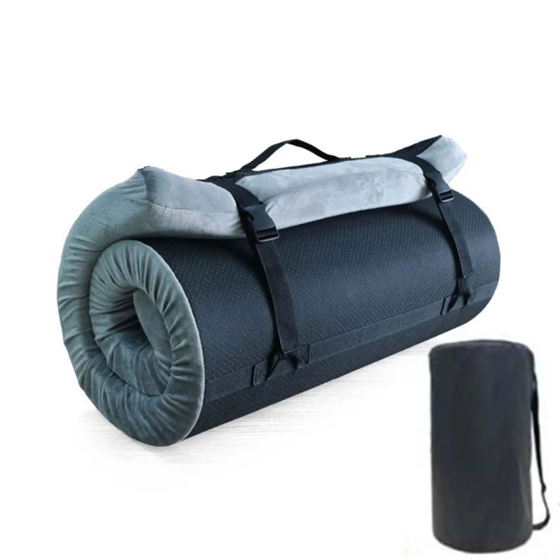 

Wholesale Car Camping Mattress Double Layer Soft Velvet Tent Pads Bed Tourist Lazy Sofa Indoor Cushion