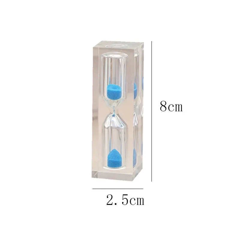 Sand Timer 3 Minutes Transparent Acrylic Hourglass Dental Kids Tooth Brushing Timer Kitchen