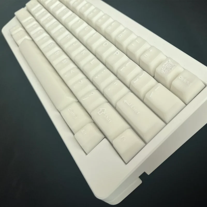 Gmk-translúcido Double-shot Cherry Perfil Keycaps 114 Teclas Gelo Branco Cherry Layout mx Switch Teclado Mecânico - Imagem 6