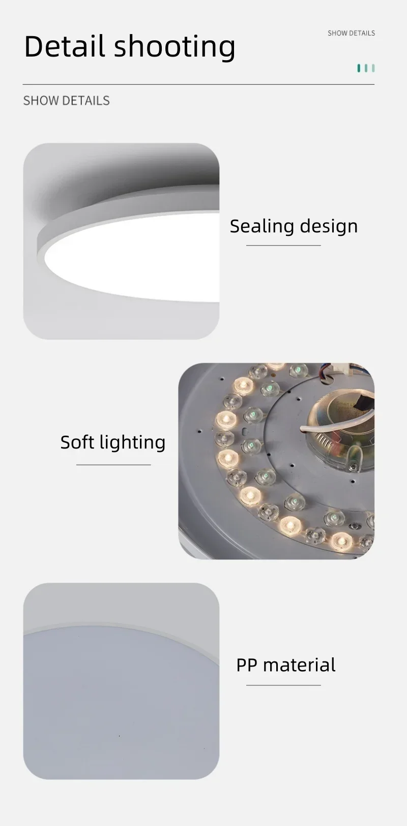 LED Intelligent Ceiling Light Tuya WiFi RGB Dimmable Alexa Voice Controlled Google Home Living Room Bedroom Indoor Lighting
