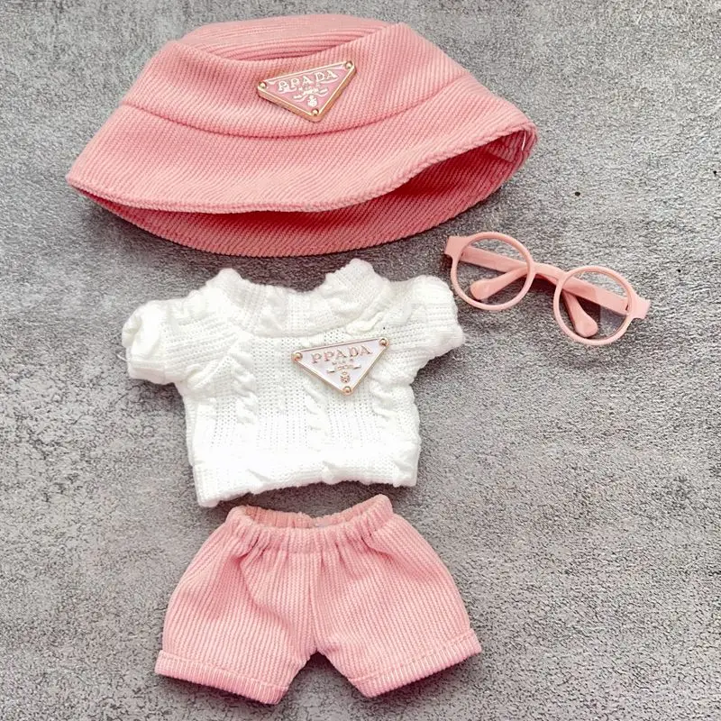 Macaron Suit Hoodie for Labubu Doll