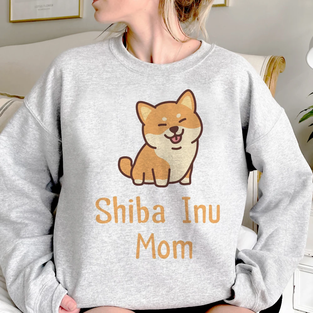 Shiba Inu Felpe Con Cappuccio Donna Streetwear Vintage Y2K Pullover Invernale Estetico Pullover Kawaii Femminile