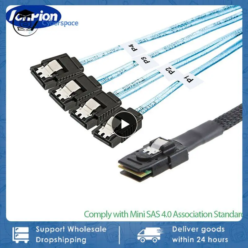 

Кабель SATA Mini-SAS SFF-8087 к 4 SATA кабель Mini SAS 4i SFF8087 36P к 4 SATA 7P кабель 12 Гбит/с 1/0.5 м данные жесткого диска