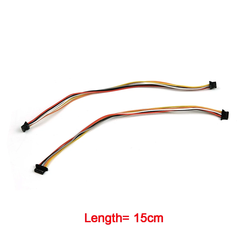2pcs For DJI O3 Air Unit Flight Controller Direct Plug 6P Connecting Cable 10cm/15cm/20cm Silicone Wire For F4 F7 FC FPV Drones 4