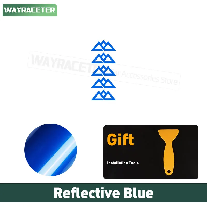Reflective blue