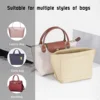 Insert Lined Felt Bag Fits LongChamp Tote Support Lined Storage Cosmetic Bag 3