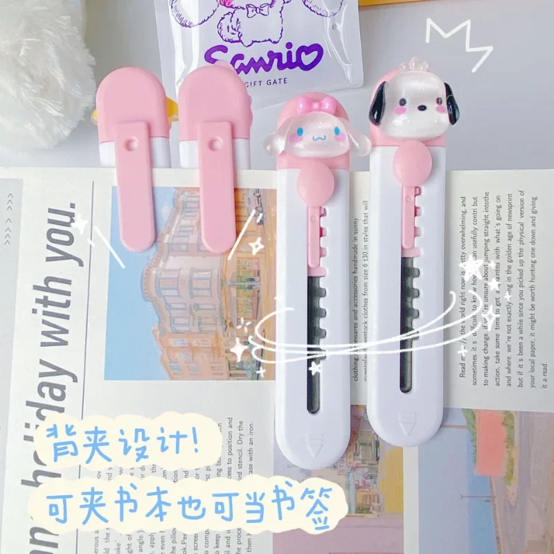 Cartoon Portable Utility Knife Paper Cutter Box Opener Letter Opener for Office School